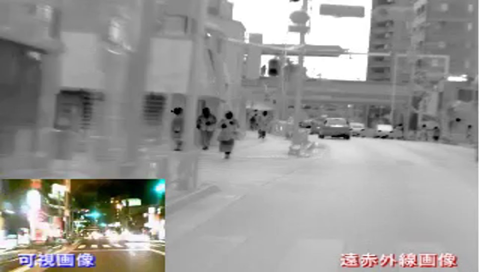 赤外線で測るから非接触でも測れるサーモグラフィ