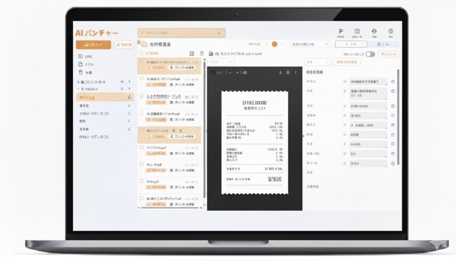ＡＩパンチャーでデータ転記すれば効率化間違いない