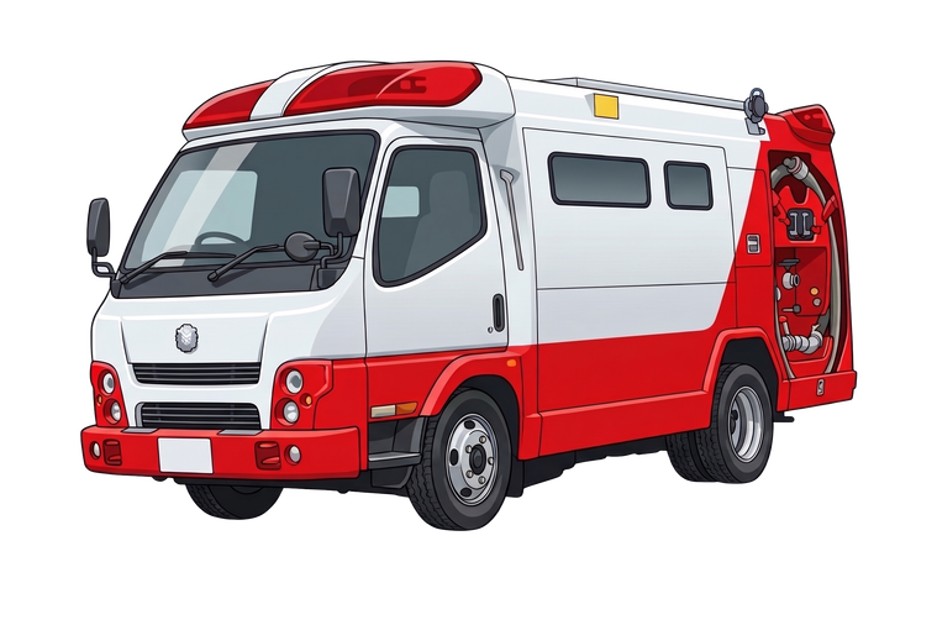 消防と救急の機能を1台に集約した「消救車」のように、コンパクトなマシニングセンタ