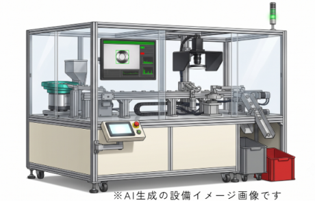 白色円盤形状ワーク外観検査の自動化 | 省人化の実現
