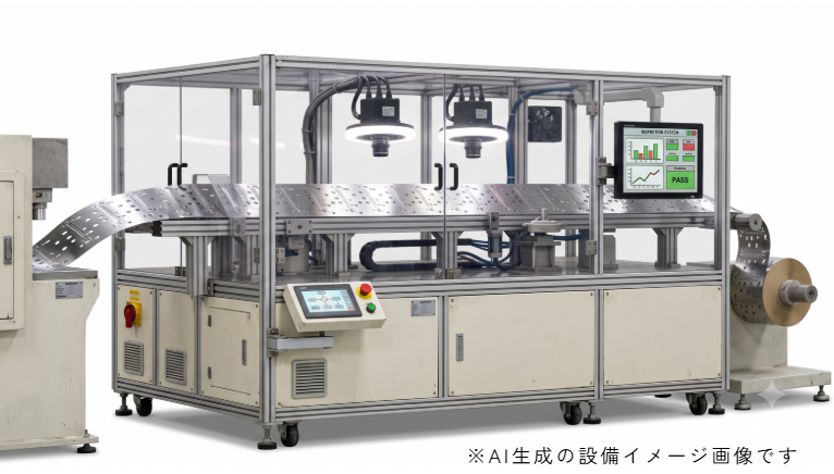 リードフレーム打痕画像検査工程の自動化 | 省人化の実現
