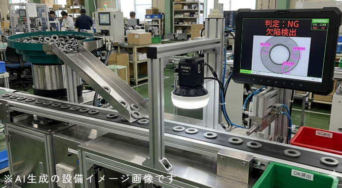 ベテラン一人に頼っていた検査の自動化 | 省人化の実現